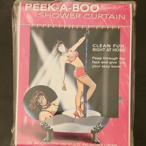 Peek-A-Boo Shower Curtain - Pink